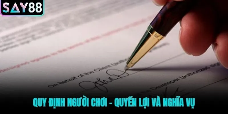 Điều khoản điều kiện Say88 về quyền và nghĩa vụ của người chơi